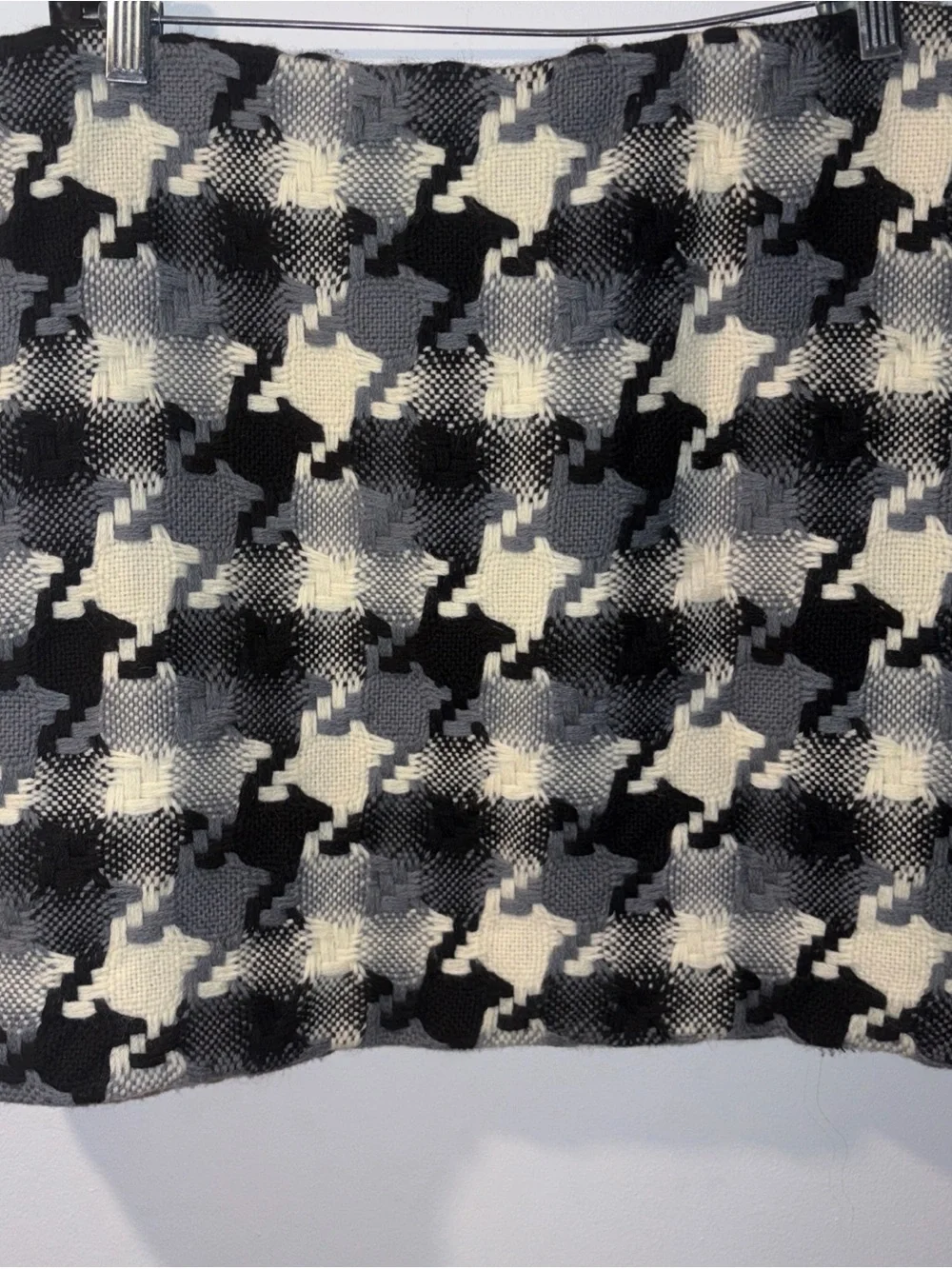 Wool Houndstooth Skirt Plaid J Crew Fall Classic Old Money Preppy 8